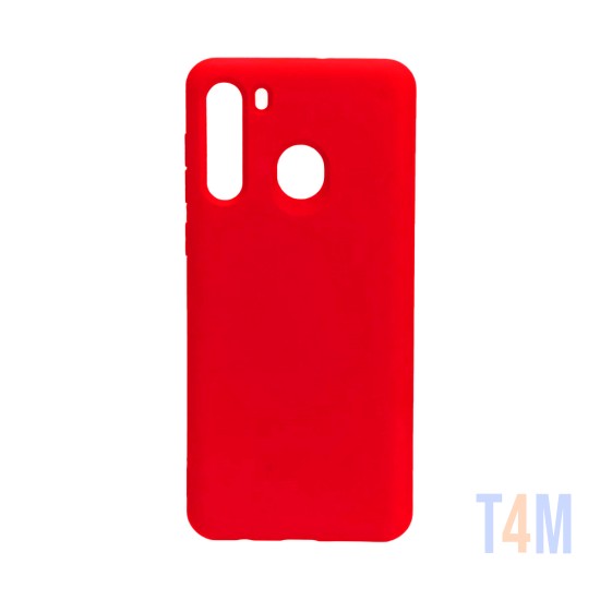 Silicone Case for Samsung Galaxy A21 Red